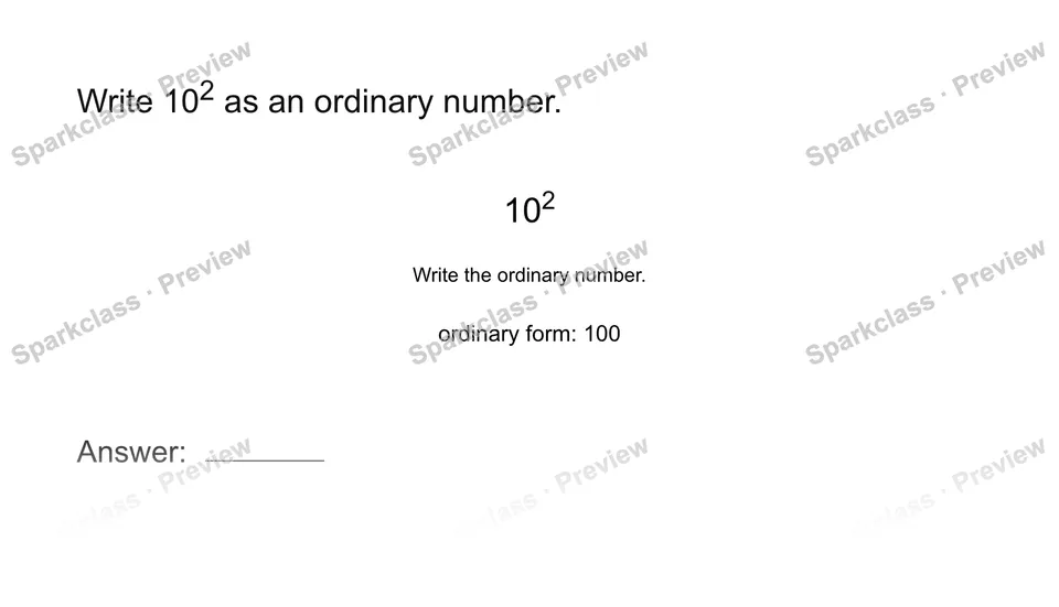 Evaluate powers of ten — page 1