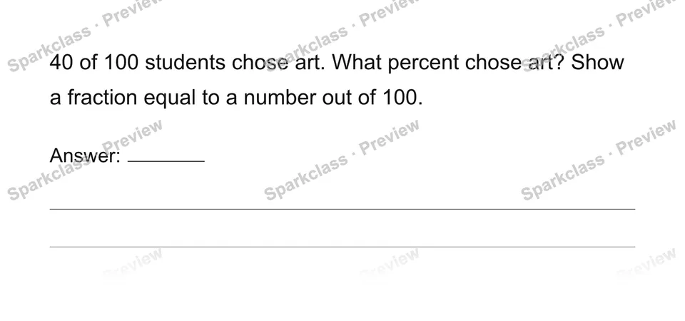 Percent as a rate per hundred — page 1