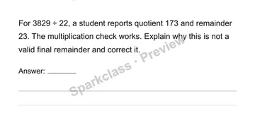 Use the multi-digit division algorithm — Grade 6 problem preview