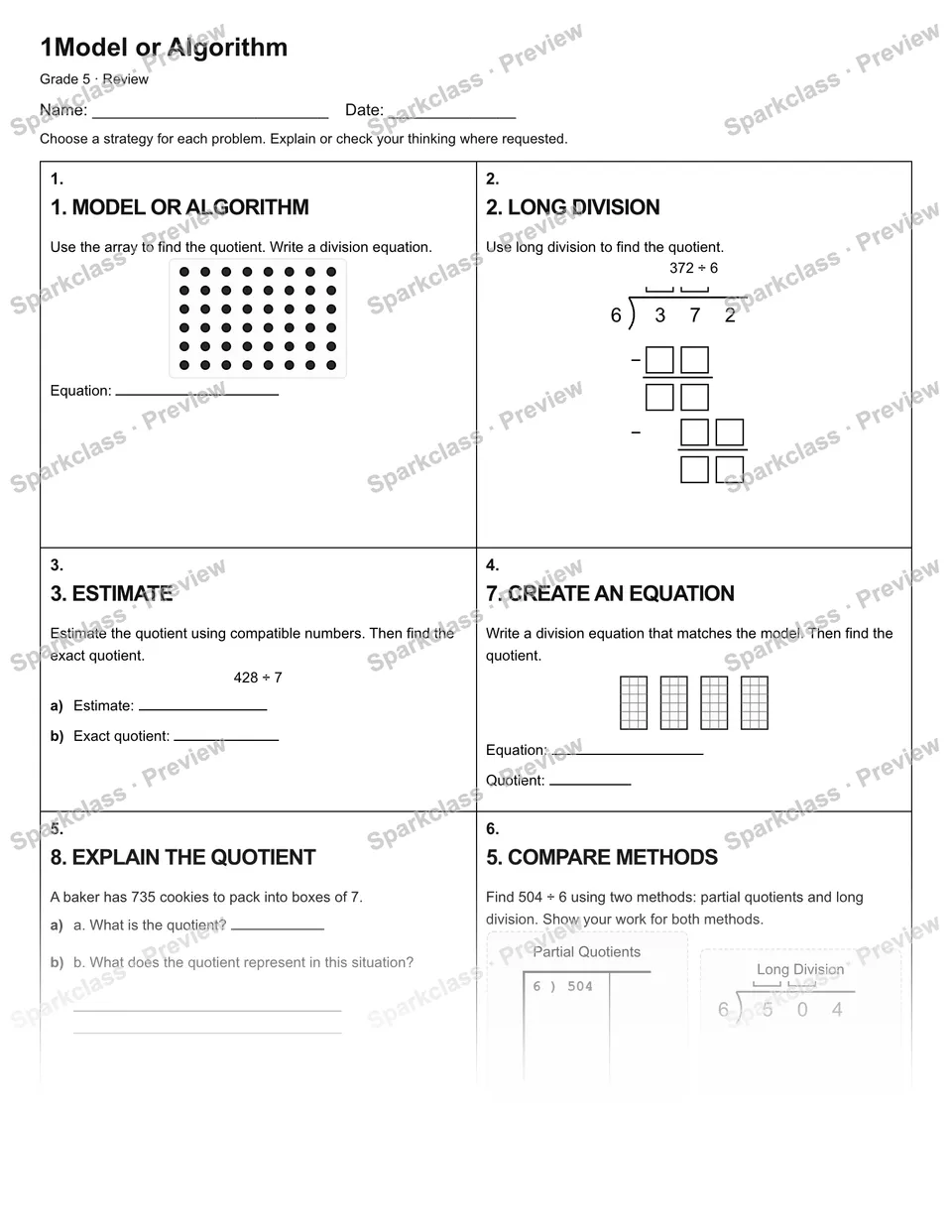 1Model or Algorithm — Review — page 1