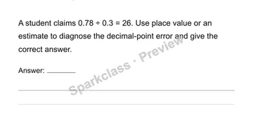 Compute with multi-digit decimals — Grade 6 problem preview