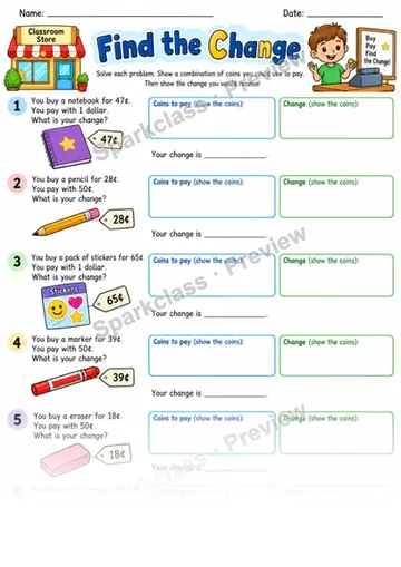 2.NBT.B.5 · Add Subtract Reinforcement — Grade 2 worksheet preview
