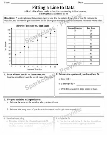 8.SP.A.2 · Variant 2 — Grade 8 worksheet preview