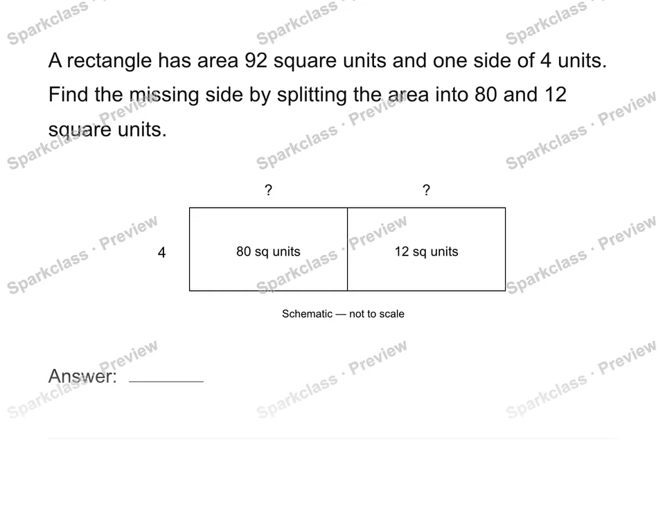 Connect division to area — page 1