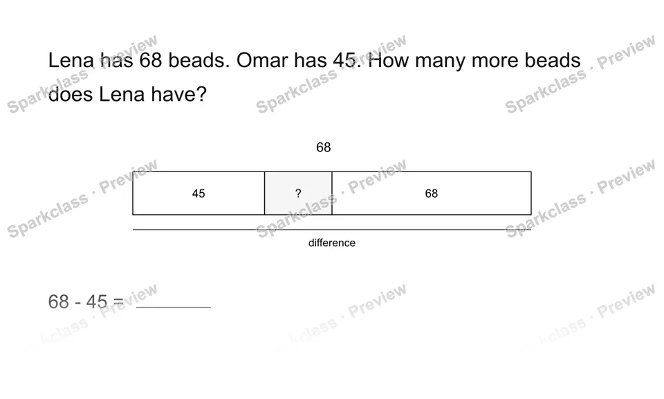 Compare with an unknown difference — page 1