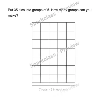Find the number of groups — Grade 3 problem preview