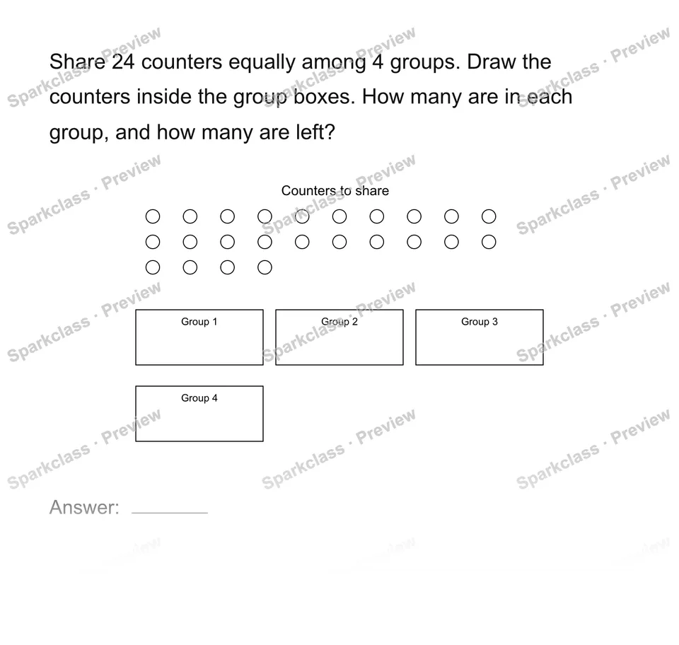 Share counters equally — page 1