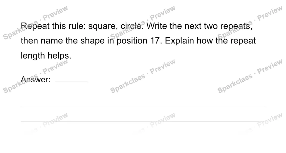 Generate a repeating shape pattern — page 1