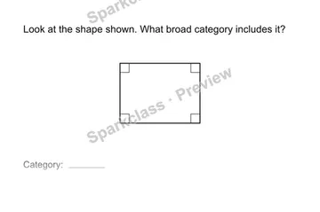 Classify a shape — Grade 3 problem preview