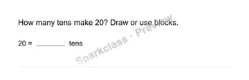 Build 20 — Grade 1 problem preview
