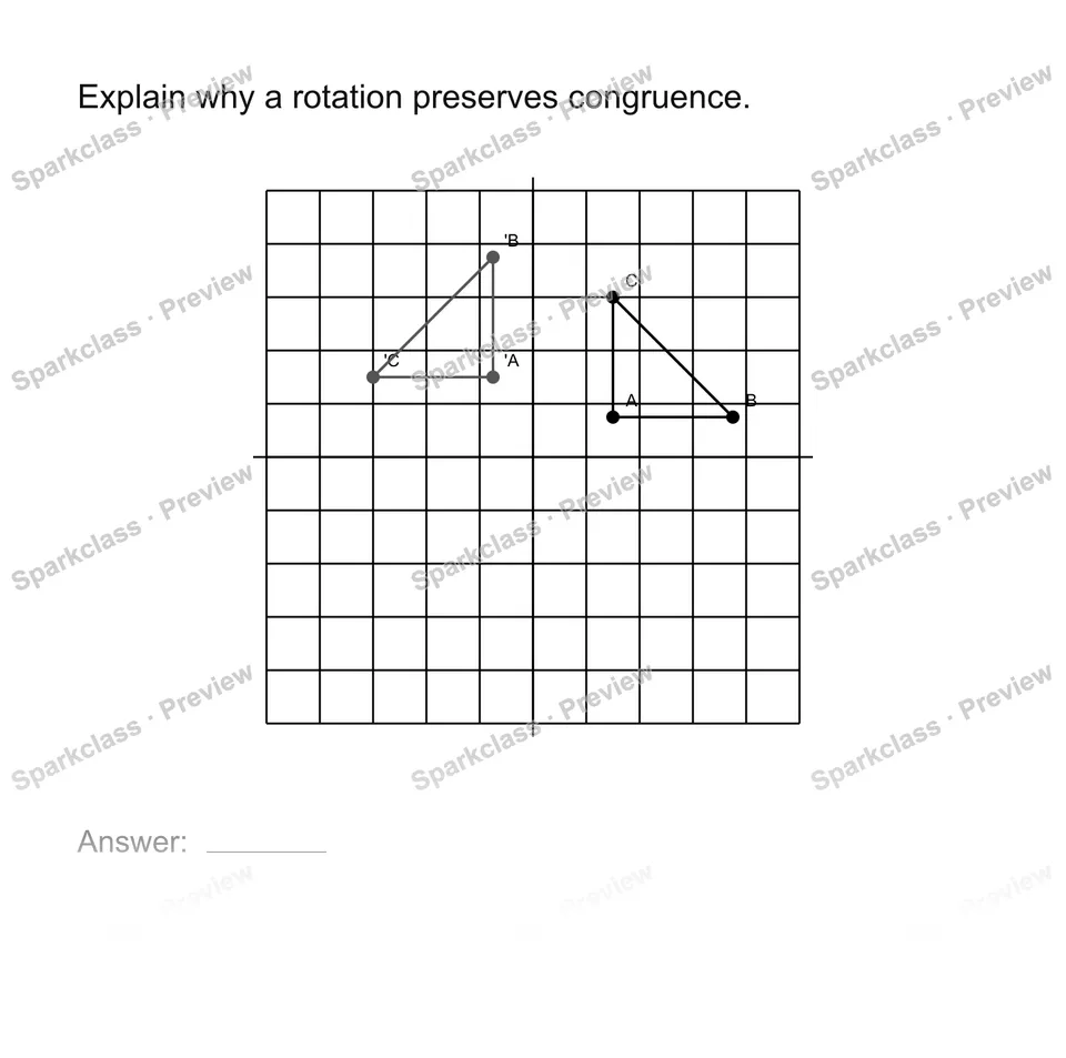 Justify congruence by transformations — page 1