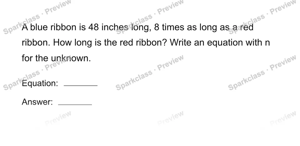 Solve a comparison — page 1
