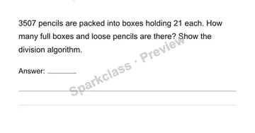 Use the multi-digit division algorithm — Grade 6 problem preview