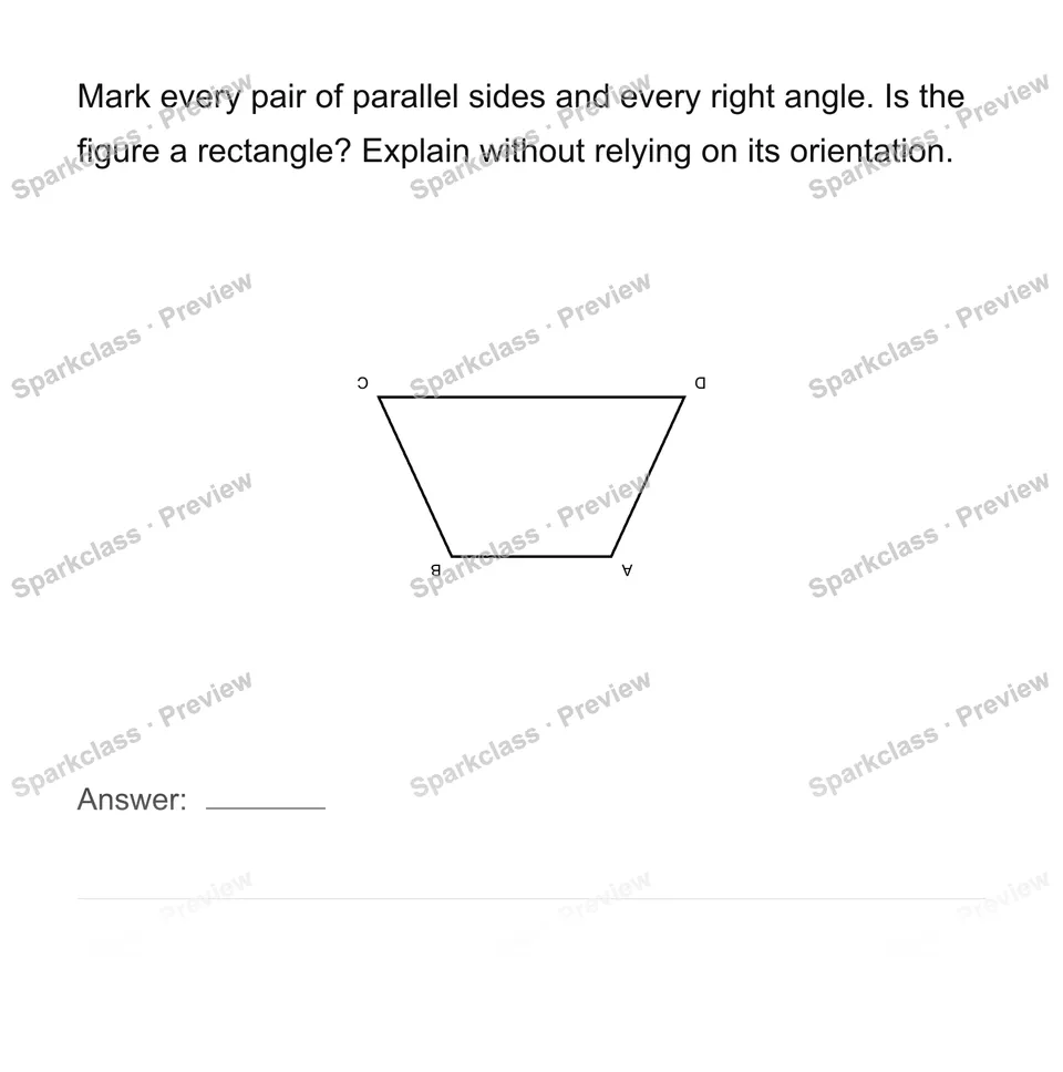 Classify a rotated quadrilateral — page 1