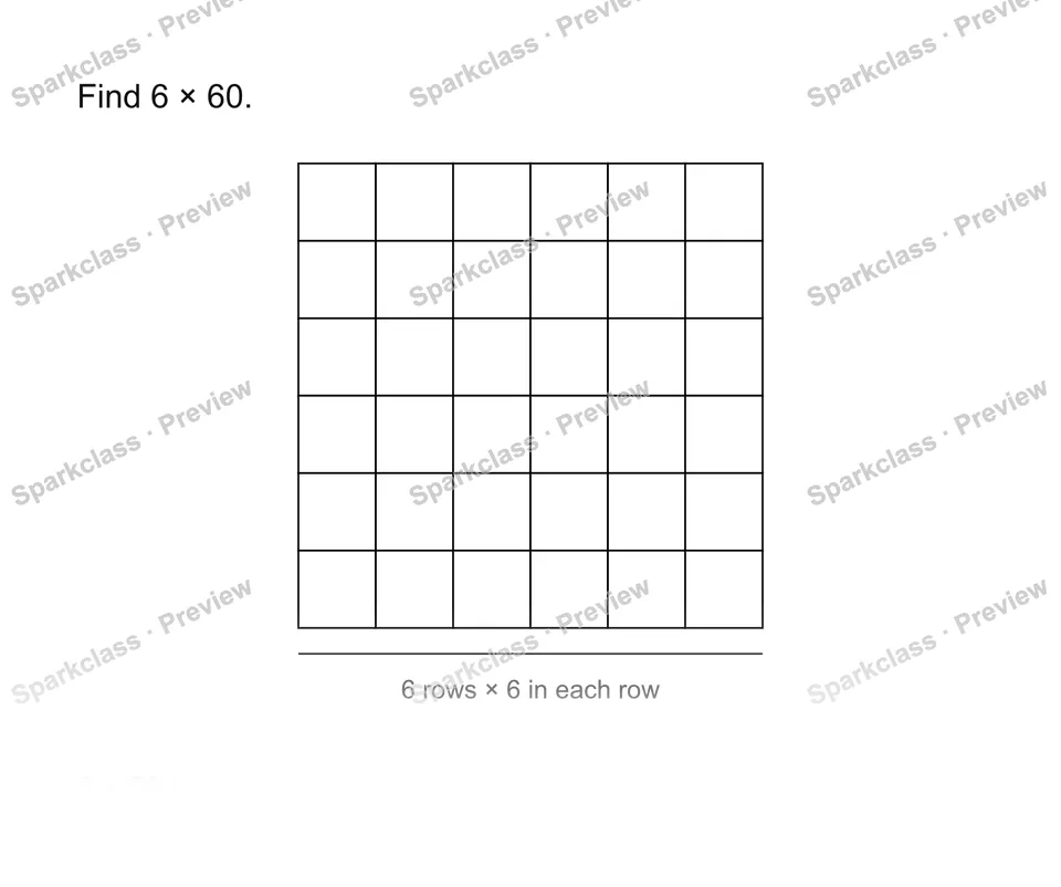 Multiply by a multiple of ten — page 1