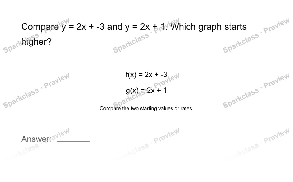 Compare two functions — page 1