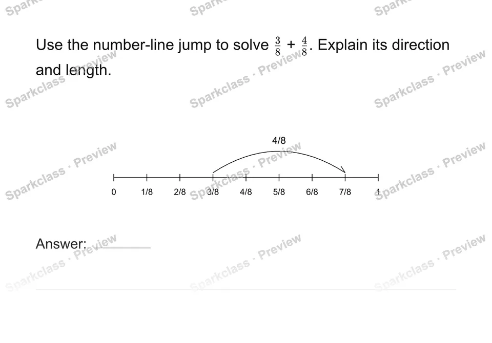 Explain a fraction jump — page 1