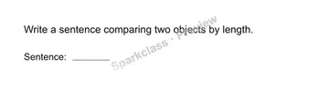 Create a comparison — Grade 1 problem preview