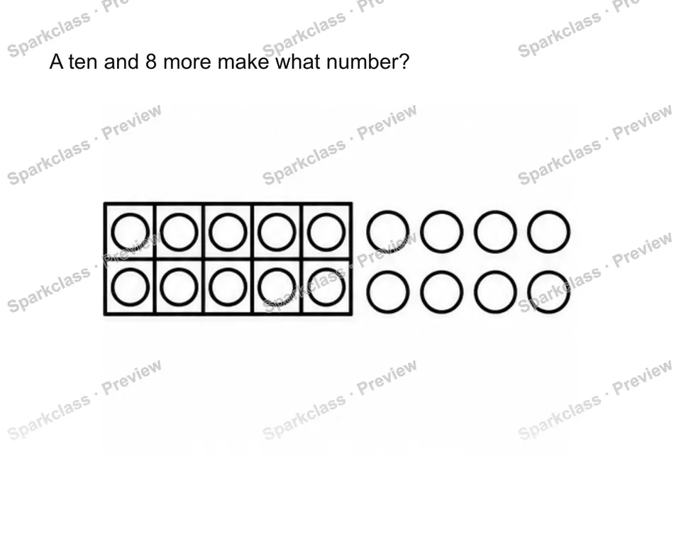 Compose 11-19 as ten and some ones — page 1
