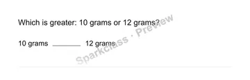 Compare measurements — Grade 3 problem preview