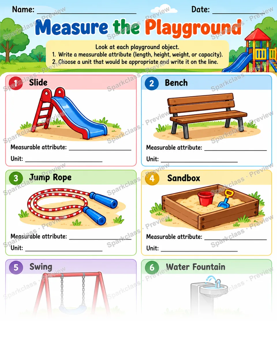 Measure The Playground — page 1