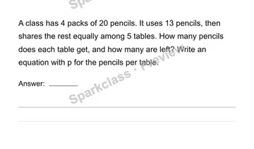 Solve a multi-step problem — Grade 4 problem preview