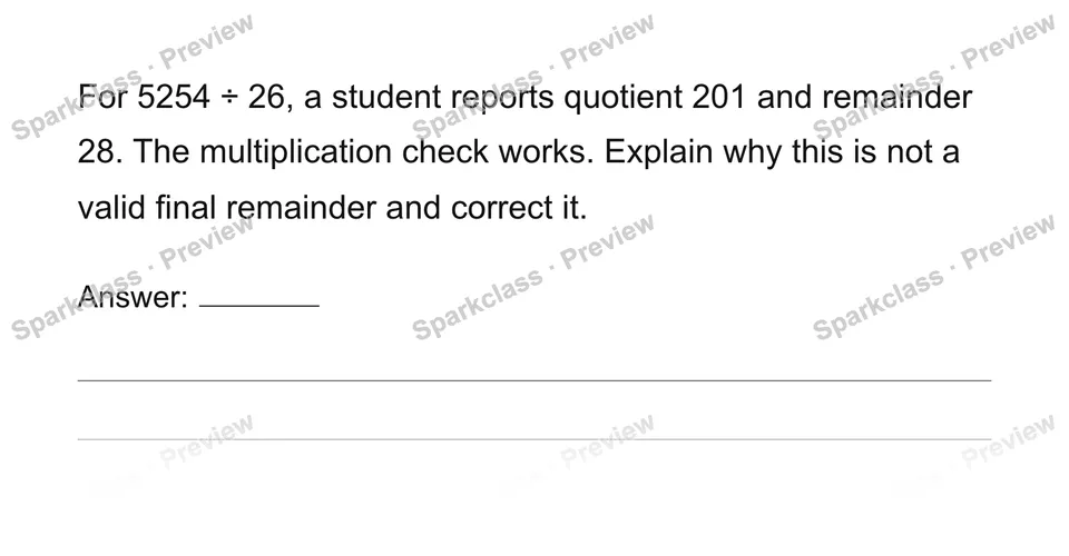Use the multi-digit division algorithm — page 1