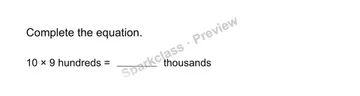 Complete the units — Grade 4 problem preview