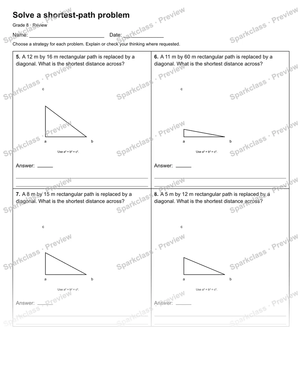 Solve a shortest-path problem — Review — page 2