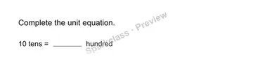 Rename tens — Grade 4 problem preview