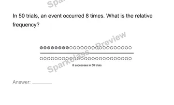 Find relative frequency — Grade 7 problem preview