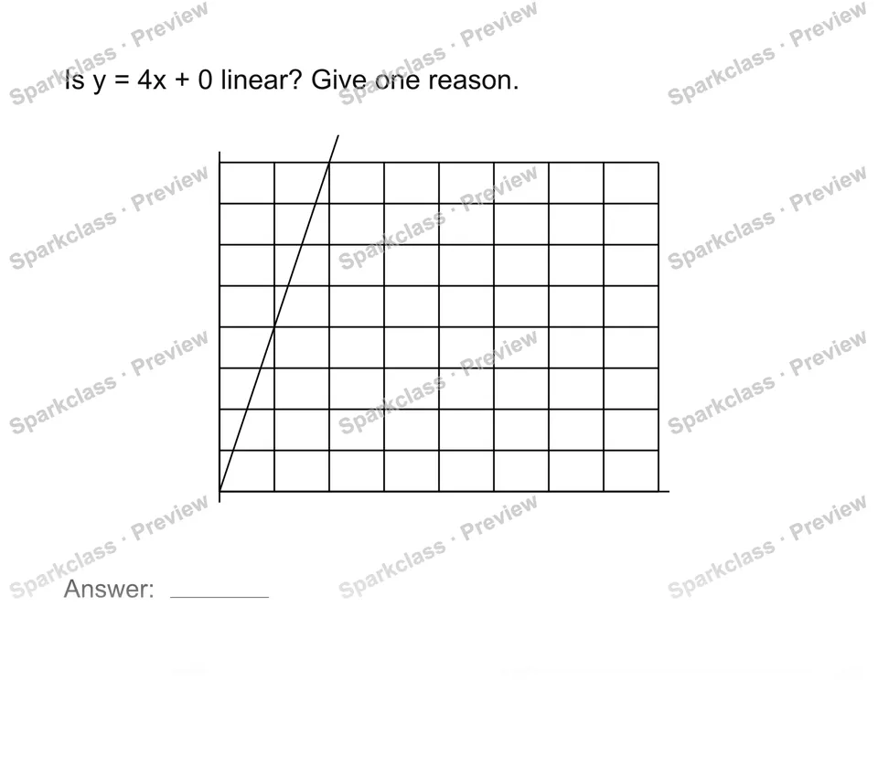 Recognize a linear function — page 1