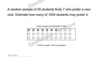 Use a sample to infer a population — Grade 7 problem preview