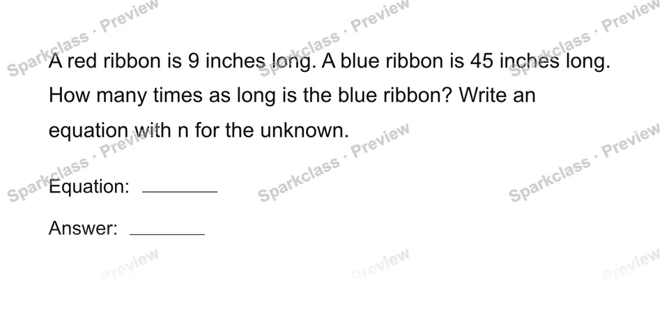 Solve a comparison — page 1