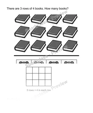 Repeated addition — Grade 2 problem preview