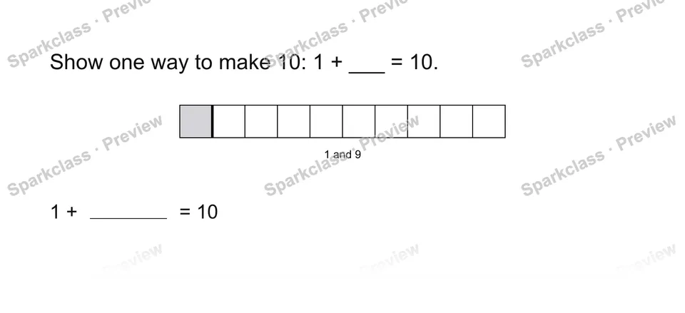 Make a ten — page 1