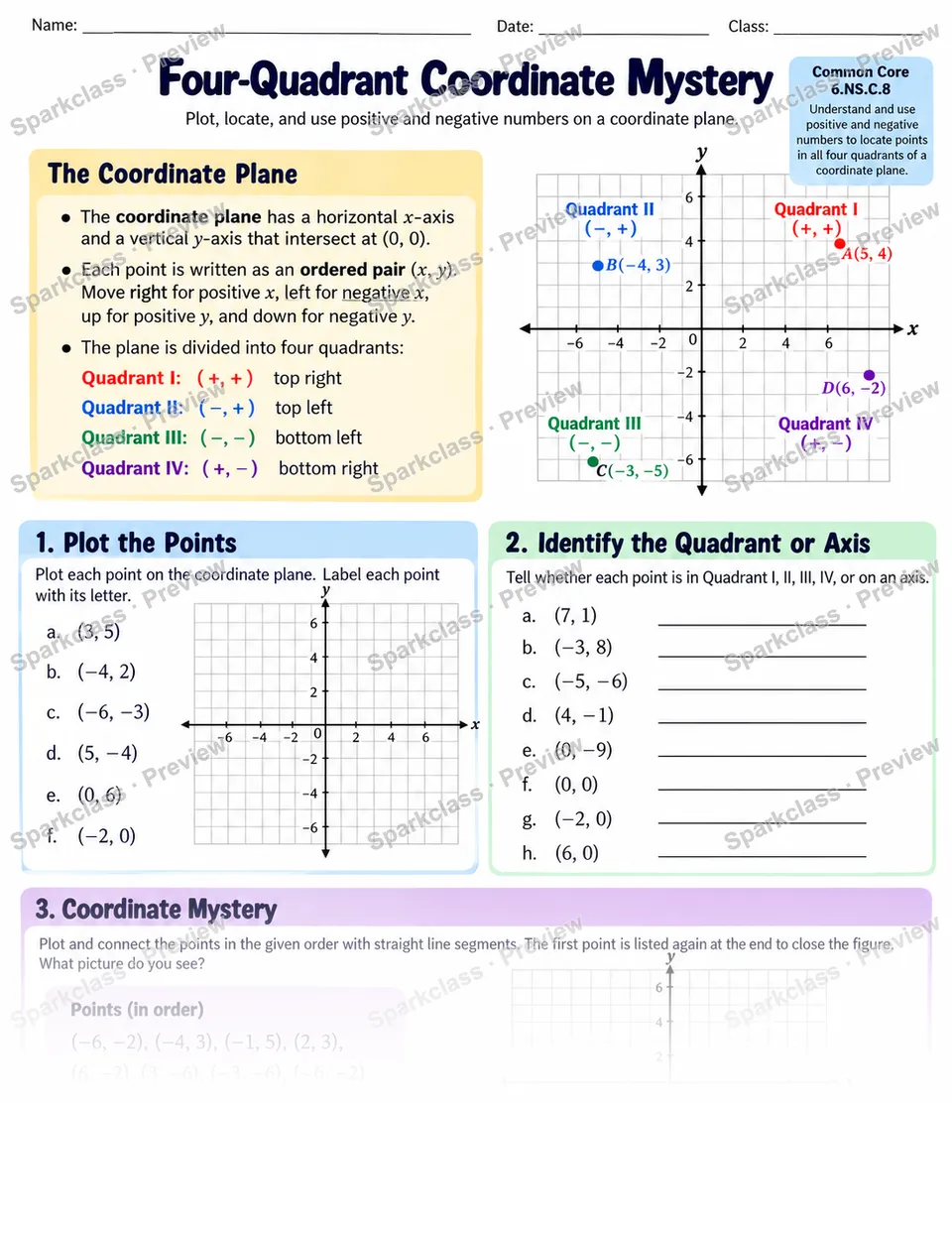 Quadrant Mystery — page 1