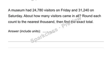 Estimate and check — Grade 4 problem preview