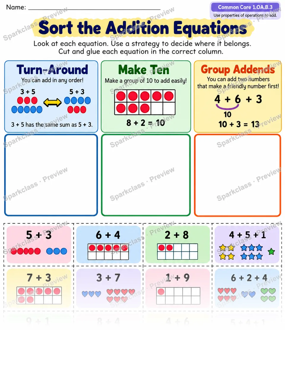Strategy Sort — page 1