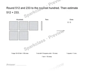 Estimate first — Grade 2 problem preview
