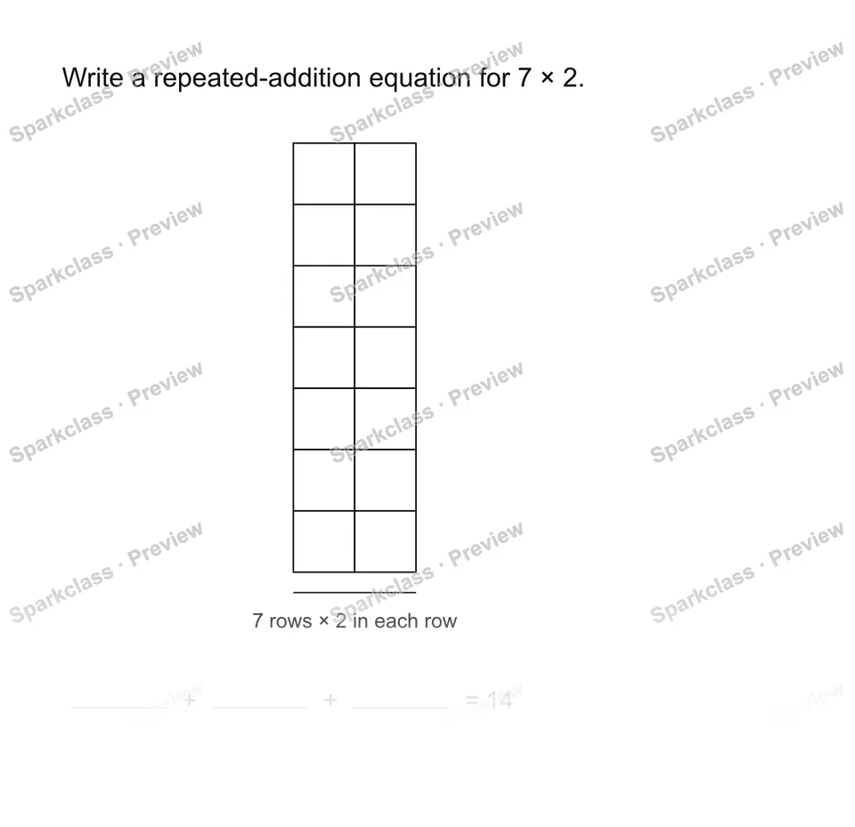 Use repeated addition — page 1