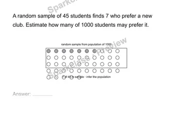 Use a sample to infer a population — Grade 7 problem preview
