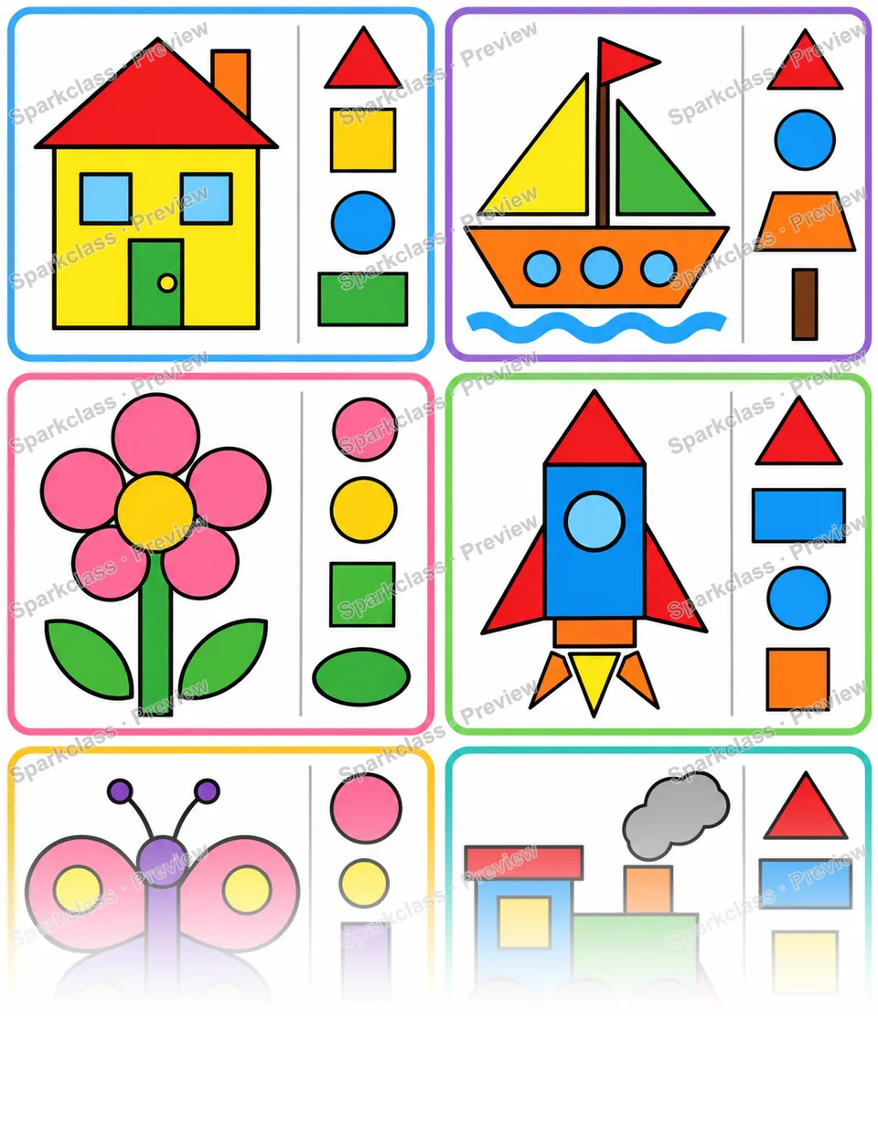 Basic Puzzle Workshop · Shape Parts — page 1