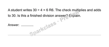 Divide with a remainder — Grade 4 problem preview