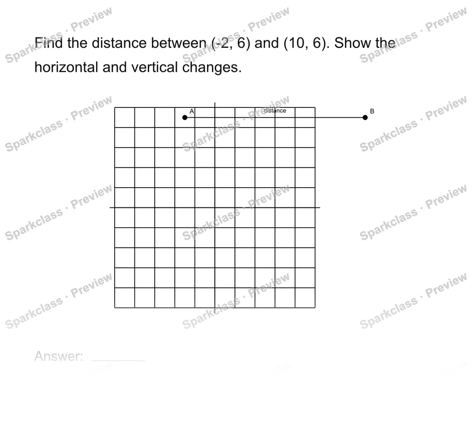 Find distance on a coordinate plane — page 1