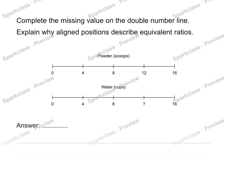 Equivalent ratios and tables — page 1