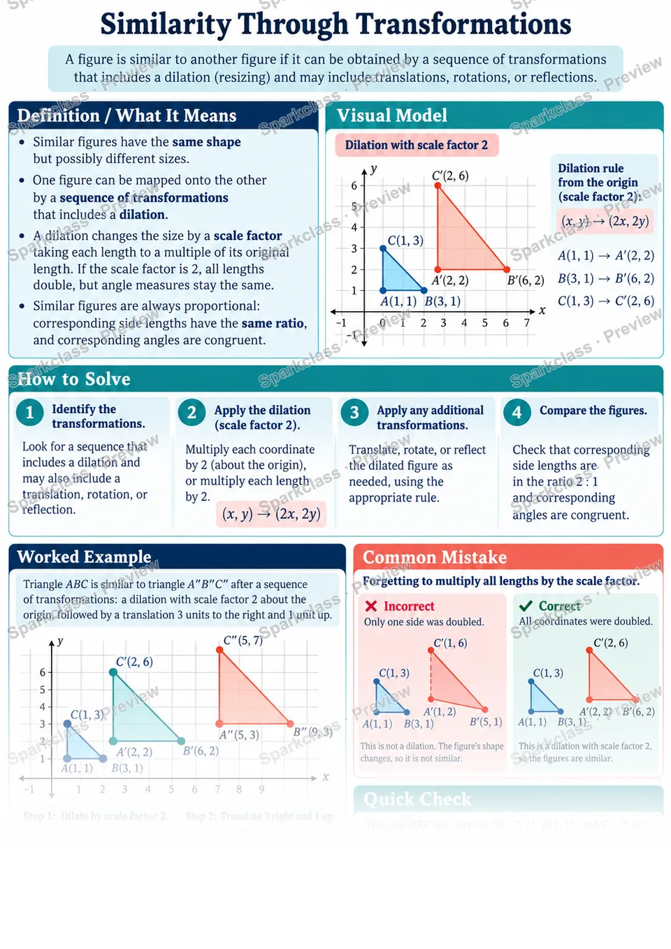 Knowledge Guide · Understand similarity through transformations — page 1