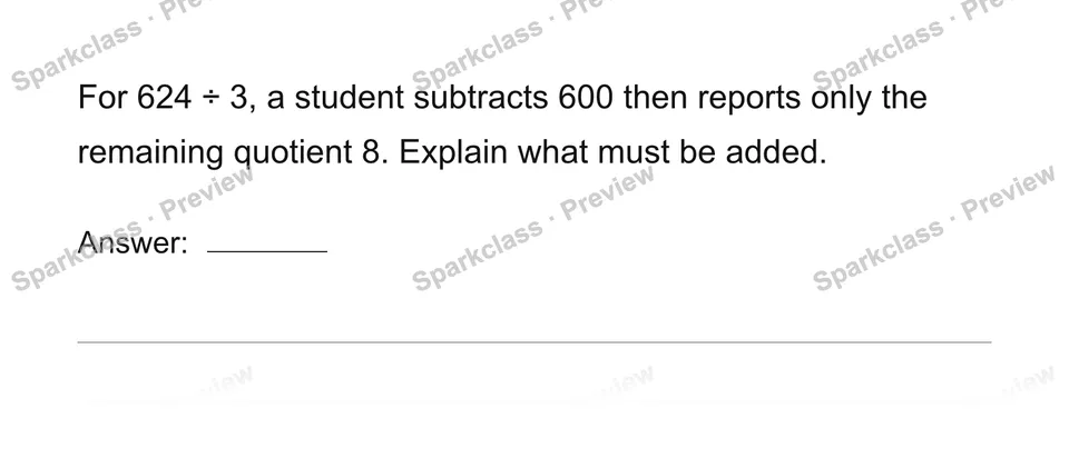 Use partial quotients — page 1