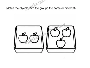 Use matching to justify comparison — Kindergarten problem preview