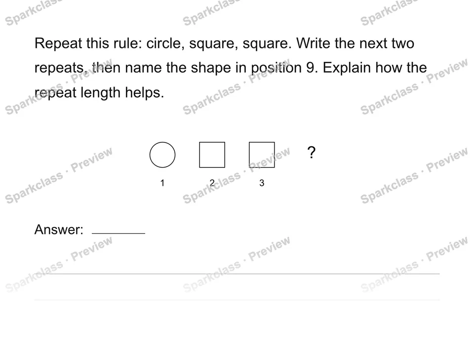 Generate a repeating shape pattern — page 1